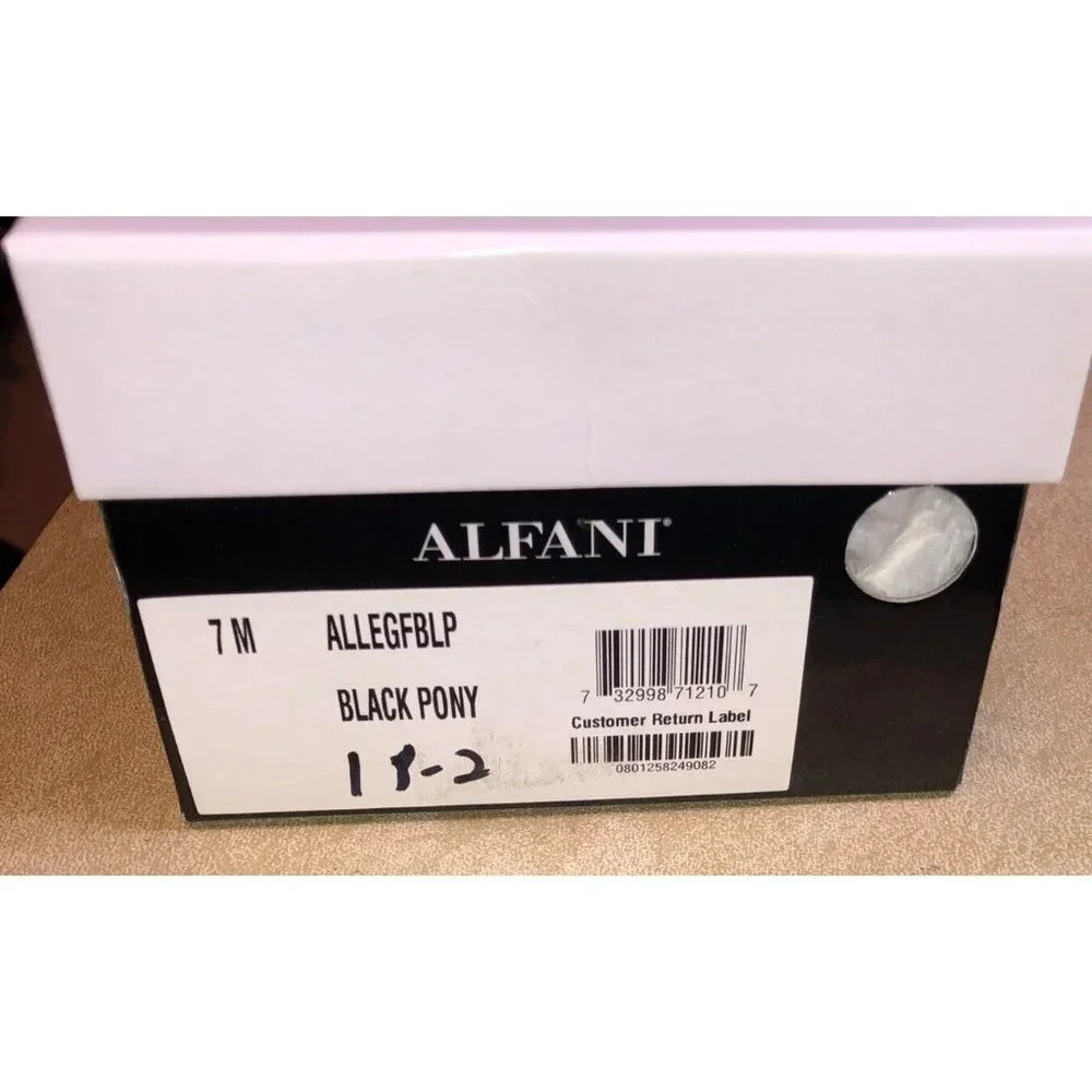 Alfani Step N Flex Shoes Womens 7M Animal Print Allegra Slip On Flats Toe Rare - Picture 7 of 7